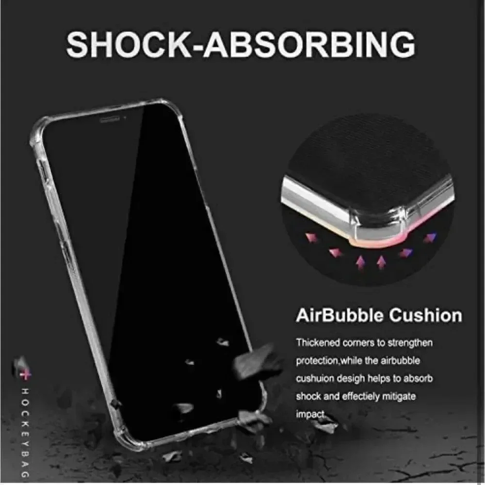 ANHONG iPhone SE2 2020 / 8 / 7 Case with‎ Card Holder & Soft Screen Protector